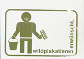 wild plakatieren